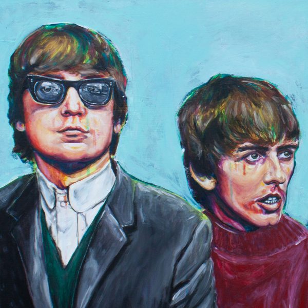 The Beatles John Lennon George Harrison wall art painting canvas