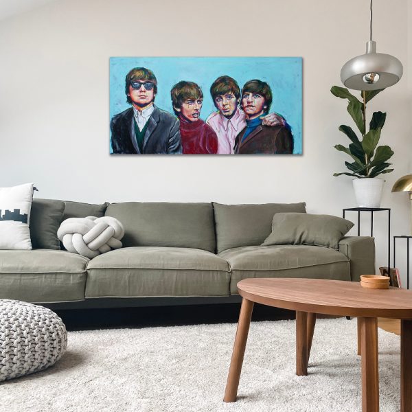 The Beatles John Paul Ringo George wall art painting canvas