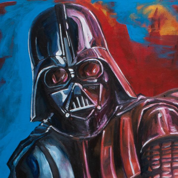 Darth Vader Star Wars film wall art giclee print poster