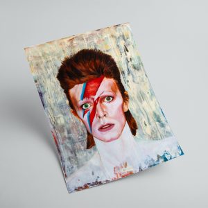 David Bowie Aladdin Sane Painting