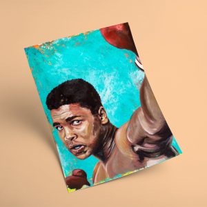 Muhammad Ali boxing wall art painting poster