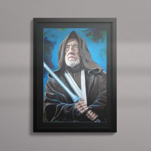 Obi-Wan Kenobi Star Wars wall art print giclee