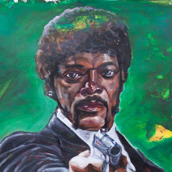 Pulp Fiction Samuel Jackson Quentin Tarantino wall art painting