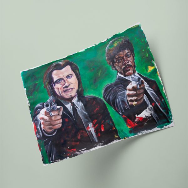 Pulp Fiction wall art poster painting